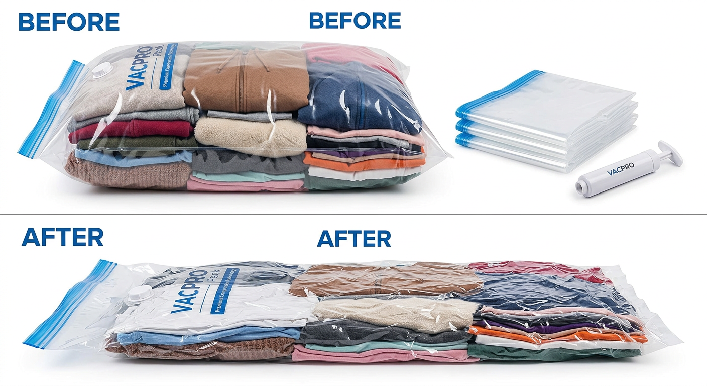 Vacuum Storage Bag Starter Set